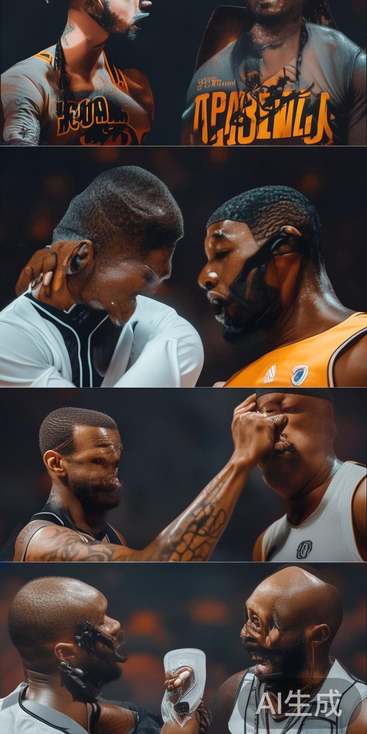 此外，这段MV还特别展现了詹姆斯与韦德在比赛之外的